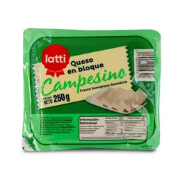 Latti Queso Campesino En Bloque