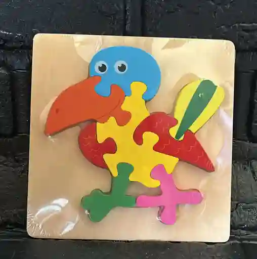 Rompecabezas Madera Pequeño Juego Didactico