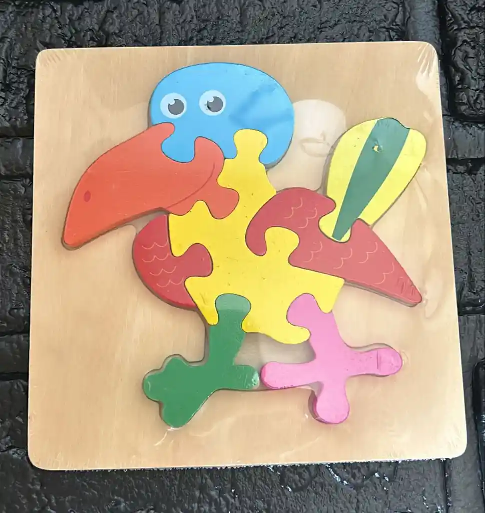 Rompecabezas Madera Pequeño Juego Didactico
