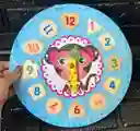 Reloj Madera Didactico Mico