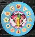 Reloj Madera Didactico Mico