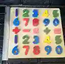 Rompecabezas Madera Numeros Juego Didactico 30x30 Cm