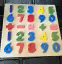Rompecabezas Madera Numeros Juego Didactico 30x30 Cm