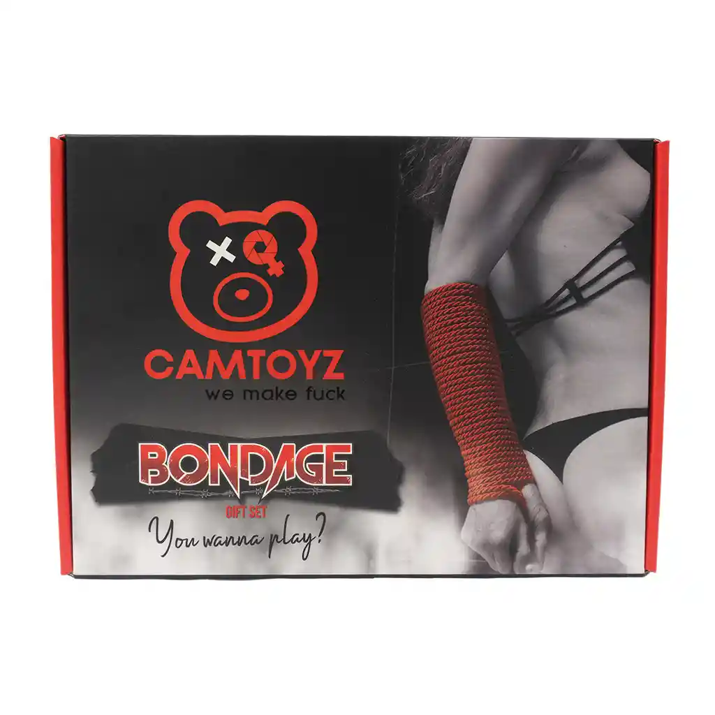 Kit Bondage Fiore Negro Camtoyz