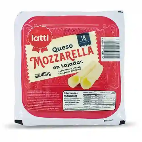 Latti Queso Mozzarella Tajado