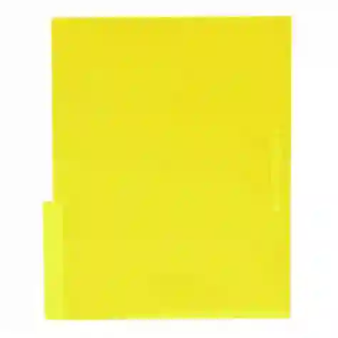 Carpeta Plástica Legajadora Oficio Marca Offiesco Color Amarillo