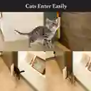 Abridor Automático Abrir Puerta Retráctil Para Perro Gato Mascotas
