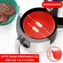 Molde Protector Freidora Air Fyer Silicona Reutilizable 25cms