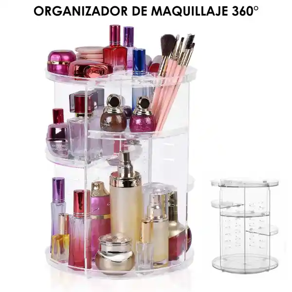 Organizador Giratorio De Maquillaje (360°)