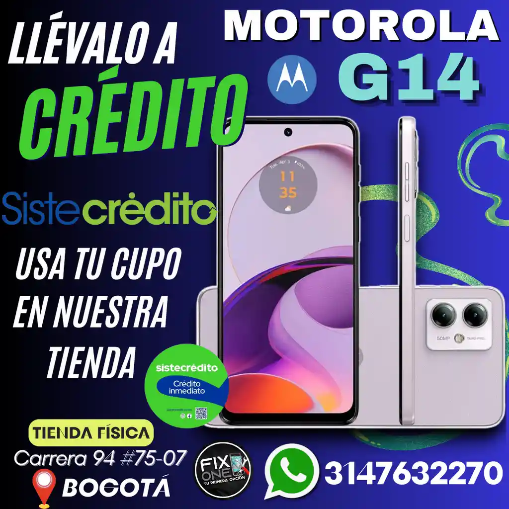 Motorola G14 Morado