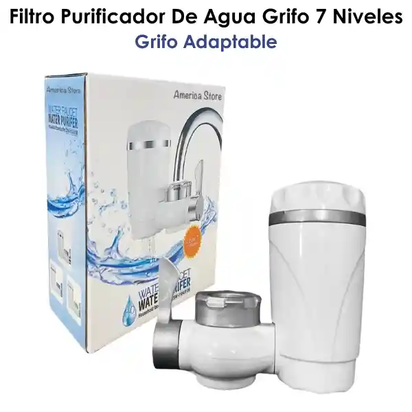 Filtro Purificador De Agua Grifo 7 Niveles (grifo Adaptable)