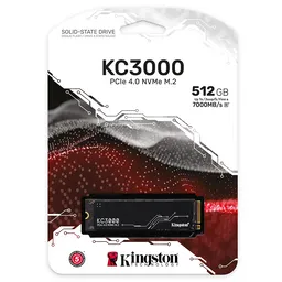 Unidad Solida Kingston M.2 Kc3000 Nvme Pcie 512gb 7.000/3.900mb/s (dram 512mb)