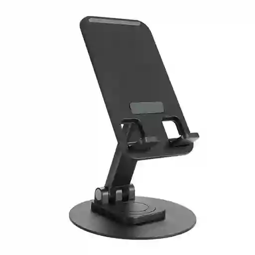 Soporte Universal Plegable Rotación 360° Portable Android Apple Negro