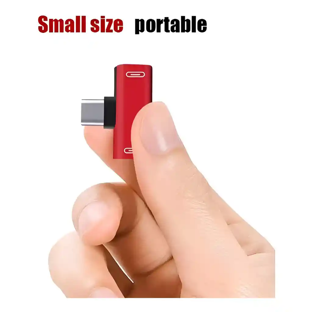 Adaptador Carga Y Audio Tipo C Android Samsung Xiaomi
