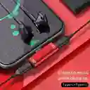 Adaptador Carga Y Audio Tipo C Android Samsung Xiaomi