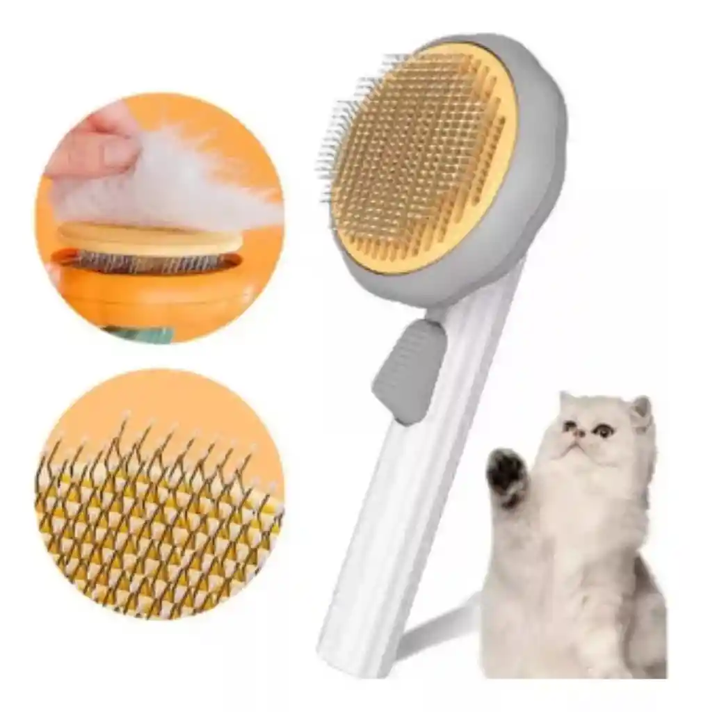Cepillo Peine Removedor De Pelo Para Mascotas Gatos Perros