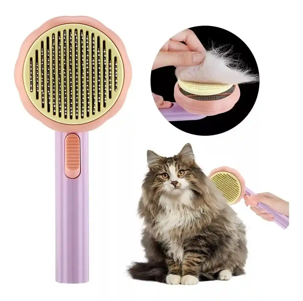Cepillo Peine Removedor De Pelo Para Mascotas Gatos Perros
