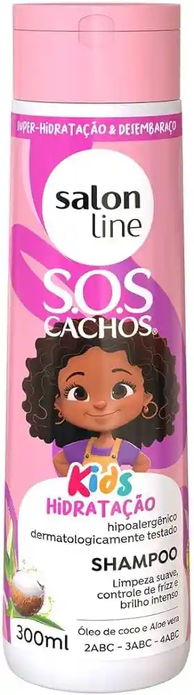 Salon Line S.o.s. Cachos Kids Shampoo Hidratación 300 Ml