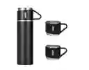 Termo 500ml Acero Inoxidable Térmico +3 Tazas Estuche Regalo