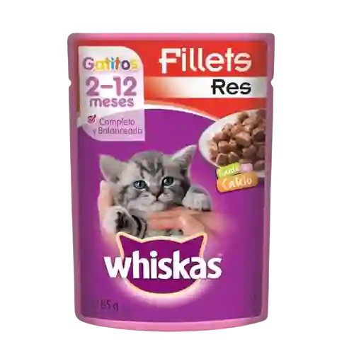 Whiskas Pouch Gatitos 85g Carne