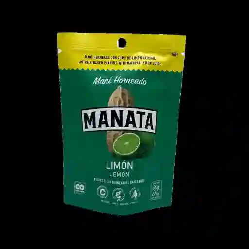 Manata Maní Horneado Sabor Limón 50g