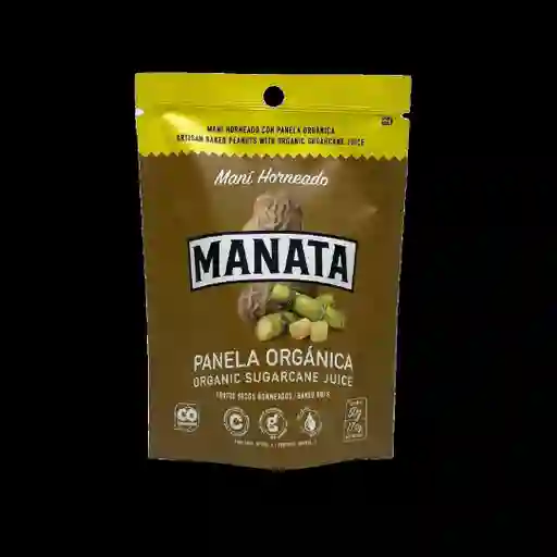 Manata Maní Horneado Sabor Panela Orgánica 50g