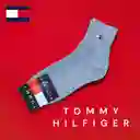 Medias Media Caña Deportiva Única Talla Calcetín Tommy Hilfiger Estirable