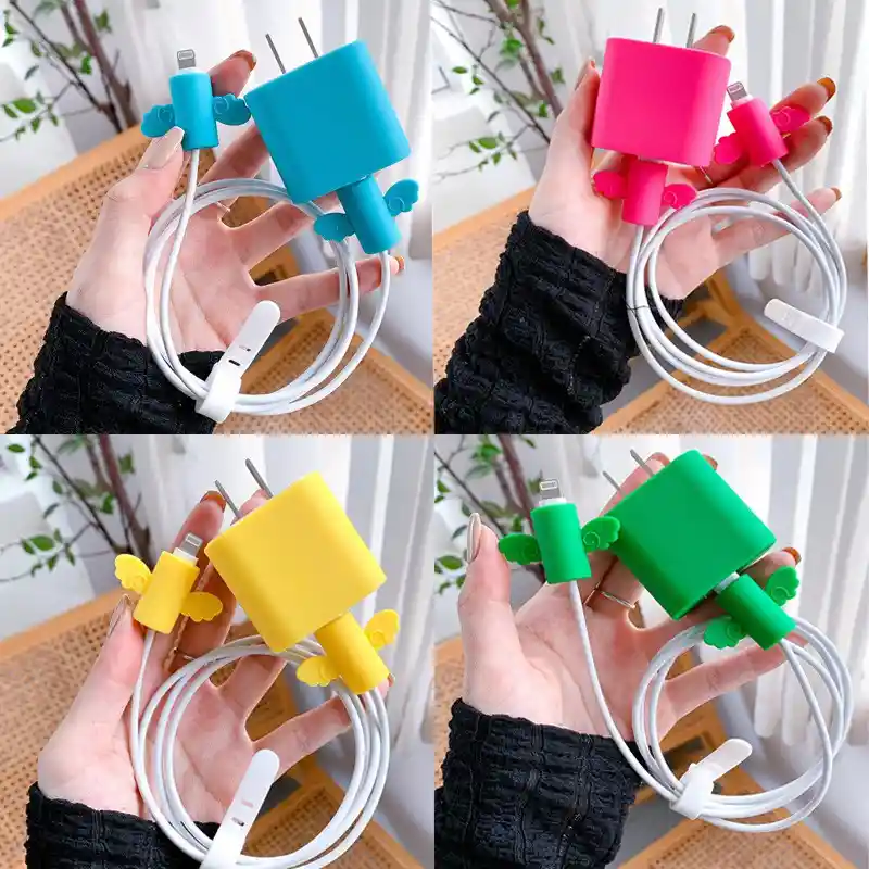 Protector Para Cargador 20w/25w Lila