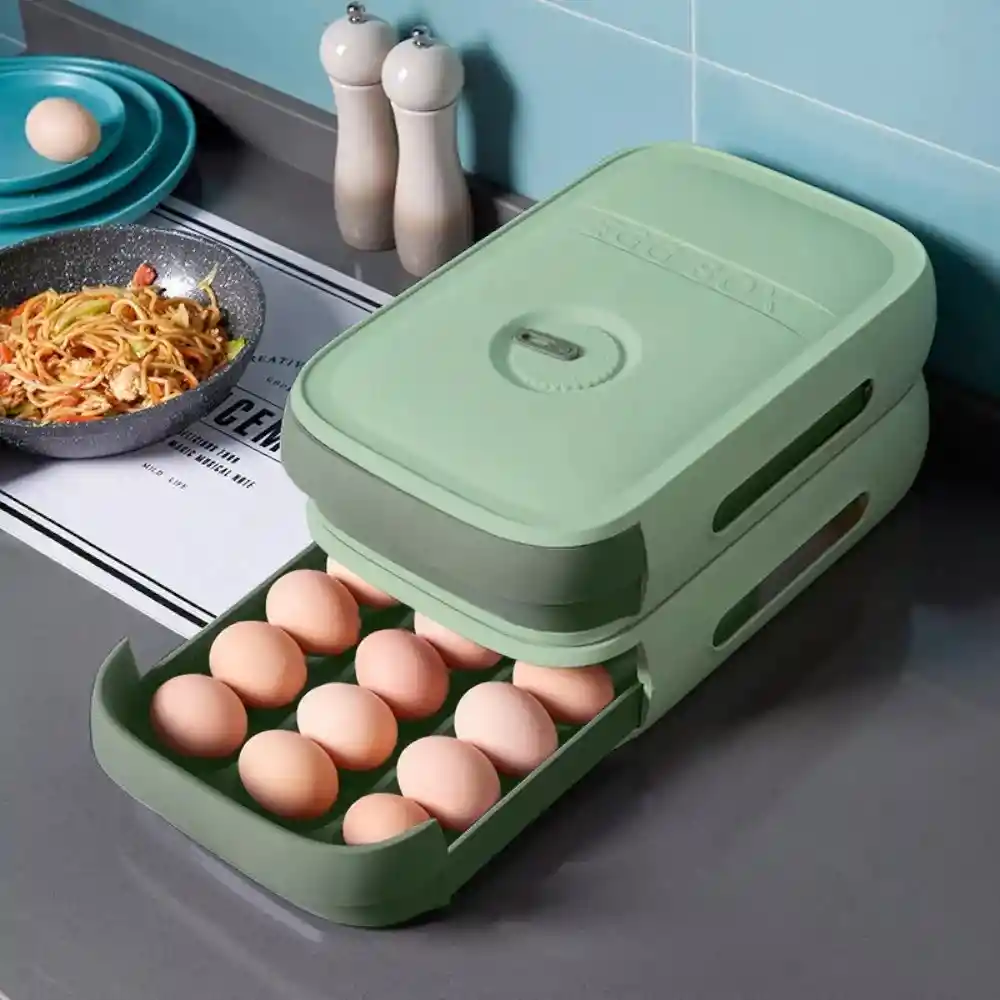Caja De Almacenamiento De Huevos Frescos Organizador X12