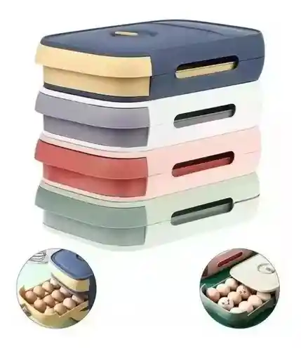 Caja De Almacenamiento De Huevos Frescos Organizador X12