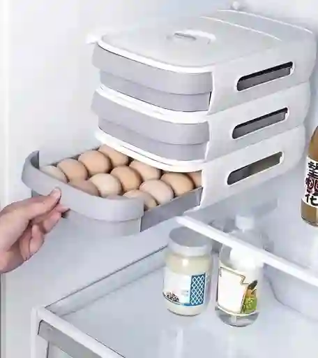 Caja De Almacenamiento De Huevos Frescos Organizador X12