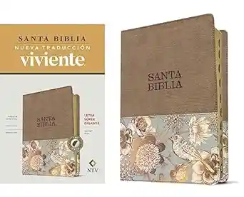 Biblia Nueva Traducción Viviente Sentipiel Beige