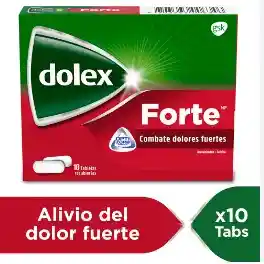 Dolex Forte (acetaminofen+cafeina) Tab