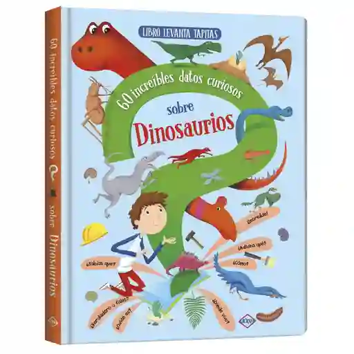 Libro Curiosidades Dinosaurios Con Solapas Para Niño Niñas