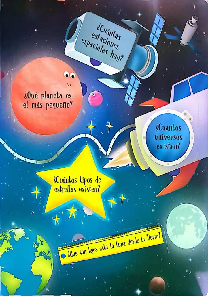 Libro Curiosidades El Espacio Con Solapas Para Niño Niñas