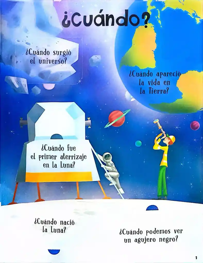 Libro Curiosidades El Espacio Con Solapas Para Niño Niñas