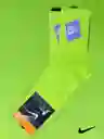Medias Largas Deportiva Única Talla Calcetín Color Verde Limón Nike Estirable