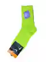 Medias Largas Deportiva Única Talla Calcetín Color Verde Limón Nike Estirable