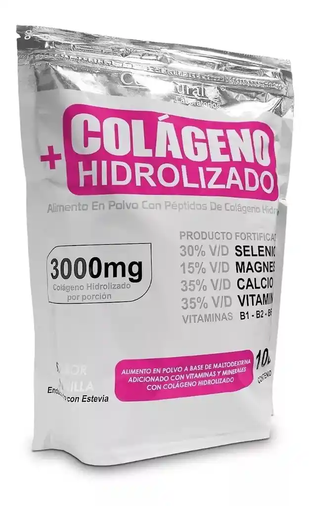 Colageno Hidrolizado 3000mg Sabor Vainilla