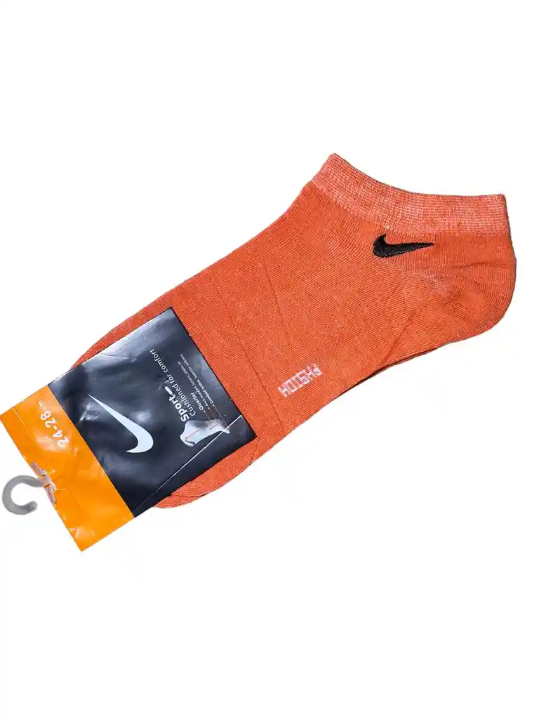 Medias Talonera Deportiva Única Talla, Estirable Calcetín Nike Color Naranja