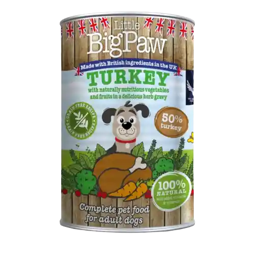 Little Big Paw Dog Turkey Cranberries Brocoli 390 Gr