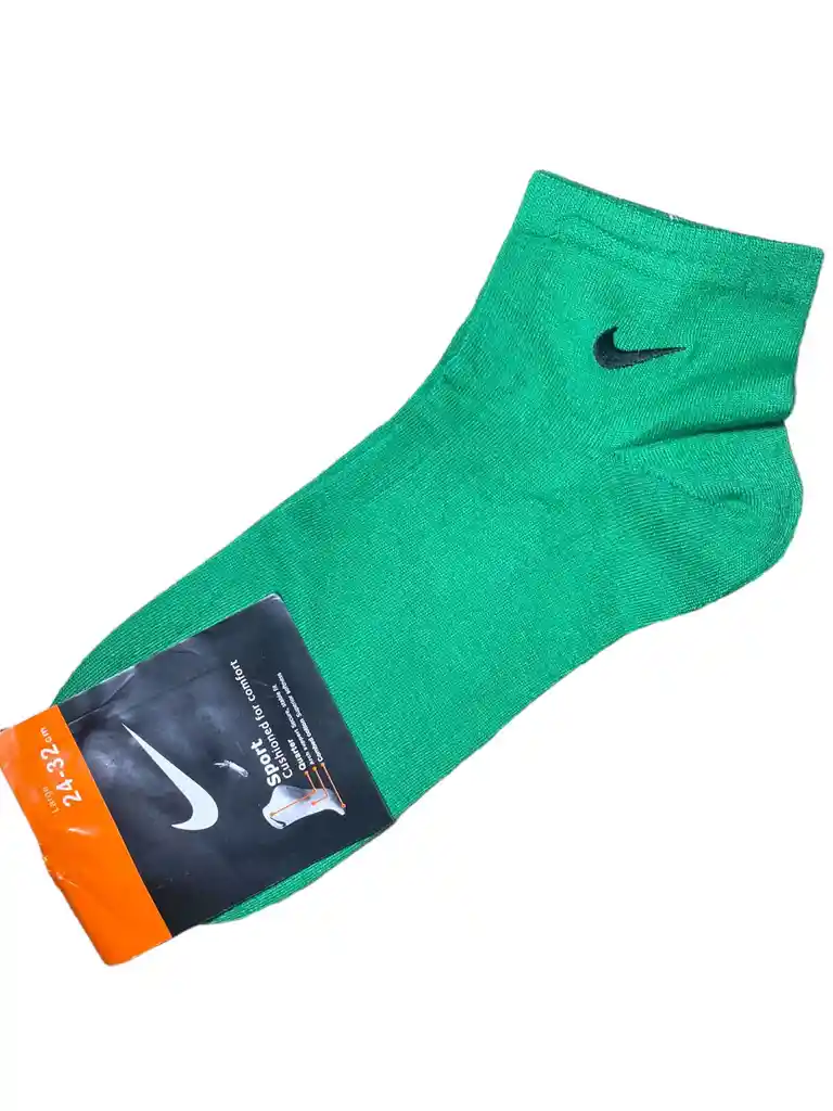 Media Tobillera Deportivas Única Talla, Estirable, Calcetín Nike Color Verde