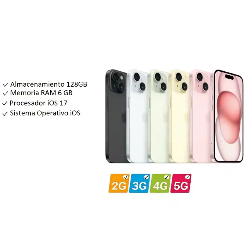 Iphone 15 256 Gb Rosa