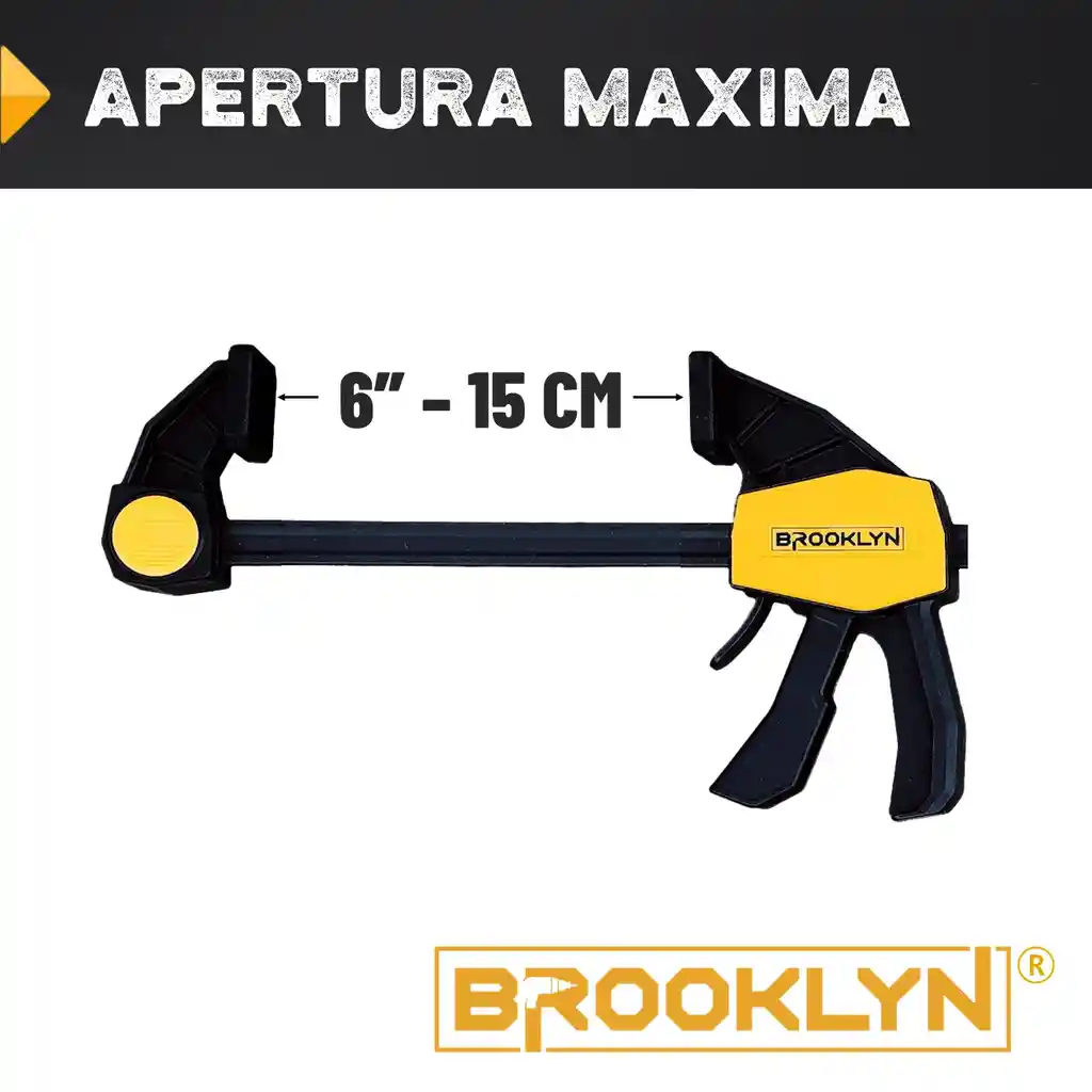 Prensas Sargento Rapida Set X4 De 12 Y 6 Pulgadas Brooklyn