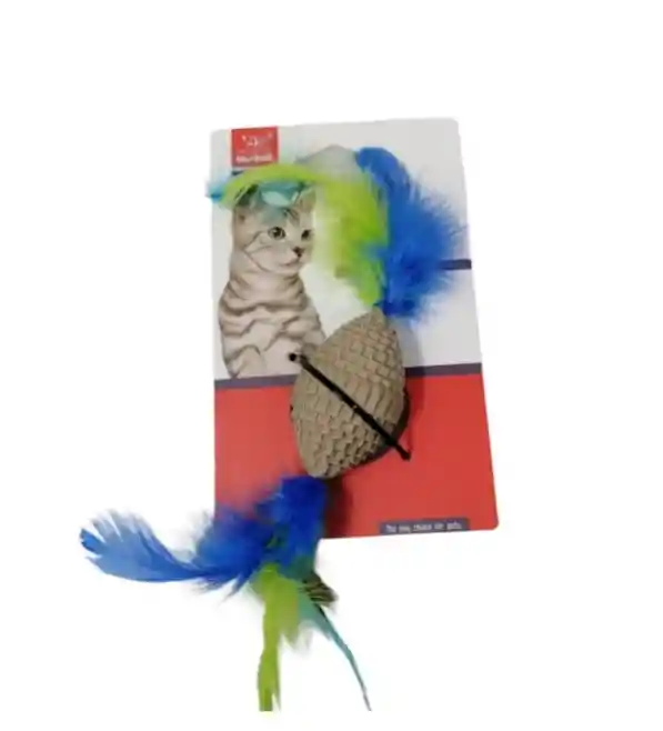 Cats Toys Huso Con Plumas