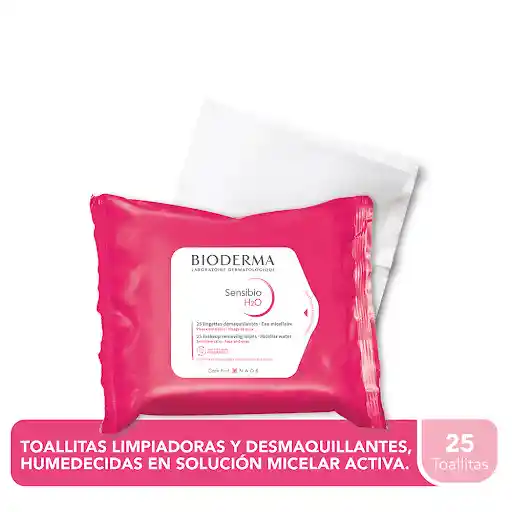 Toallas Desmaquillantes Bioderma Sensibio H20 X 25und