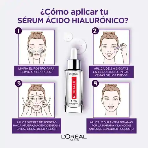 Serum Loreal Paris Dermo Expertise Ácido Hialurónico X 30 Ml