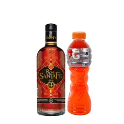 Ron Santa Fe 750 + Gatorade Frutos Tropicales