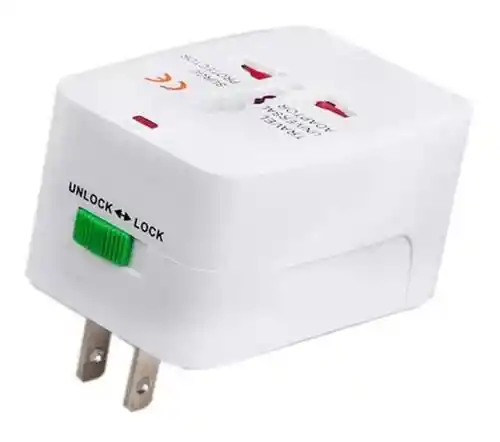 Adaptador Enchufe Ac Viajero / Convertidor Universal Europa