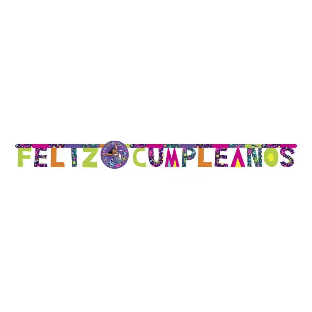 Letrero Feliz Cumpleaños Encanto